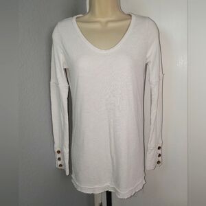 Americanable tunic distressed long sleeve